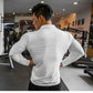 Mens Gym Compression Shirt Male Rashgard Fitness - Next Level