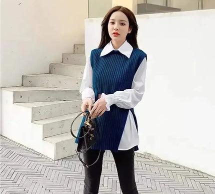 Strickwesten Damen Set - Zwei-teiliges Strickoutfit für stylische Frühlingslooks - Next Level