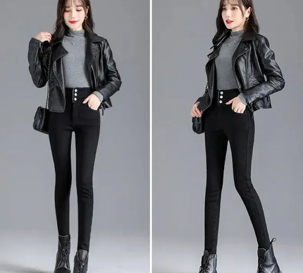 Hochwaist Fleece Leggings - Luxuriös dick für ultimativen Komfort - Next Level