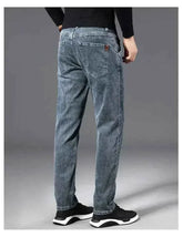 ICPANS Herren Denim Jeans gerade geschnitten, stilvoll und bequem für Herbst und Sommer