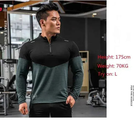 Männer Gym Kompressionsshirt für Fitness und Training - Next Level