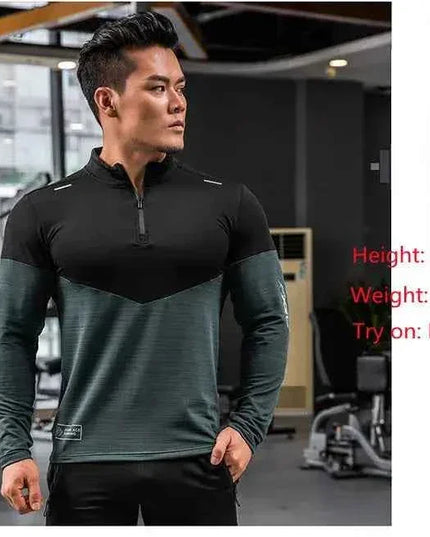 Mens Gym Compression Shirt Male Rashgard Fitness - Next Level