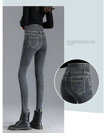 High-Quality Winter Fleece Leggings - Thick High-Waist Comfort - Next Level