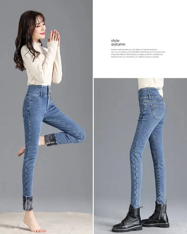 High-Quality Winter Fleece Leggings - Thick High-Waist Comfort - Next Level