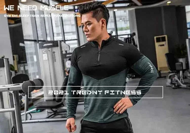 Mens Gym Compression Shirt Male Rashgard Fitness - Next Level