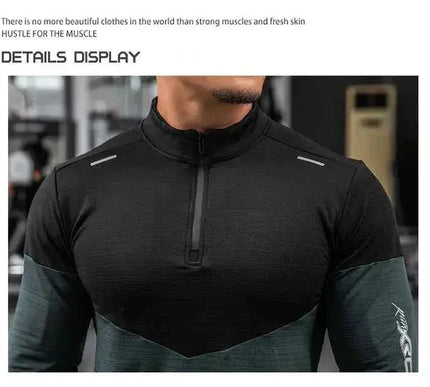 Männer Gym Kompressionsshirt für Fitness und Training - Next Level