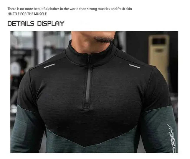 Mens Gym Compression Shirt Male Rashgard Fitness - Next Level
