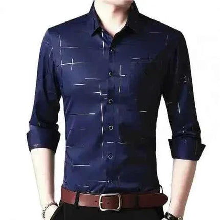 Men's High Quality Dress Shirts Long Sleeve for Every Occasion - Next Level