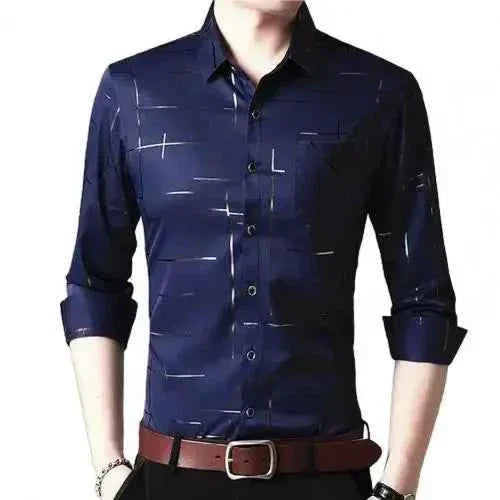 Men's High Quality Dress Shirts Long Sleeve for Every Occasion - Next Level