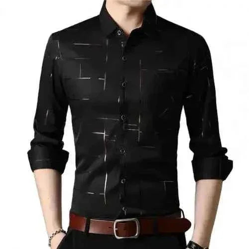 Men's High Quality Dress Shirts Long Sleeve for Every Occasion - Next Level