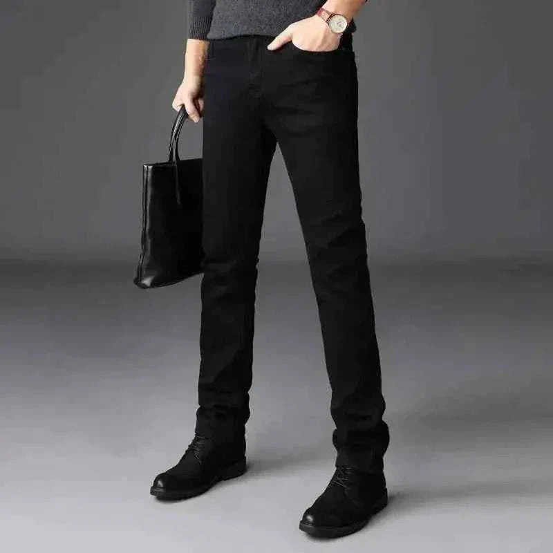 ICPANS Herren Denim Jeans gerade geschnitten, stilvoll und bequem für Herbst und Sommer
