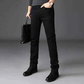 ICPANS Herren Denim Jeans gerade geschnitten, stilvoll und bequem für Herbst und Sommer