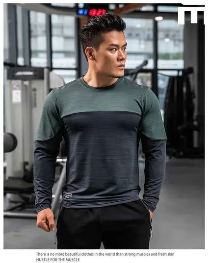 Mens Gym Compression Shirt Male Rashgard Fitness - Next Level