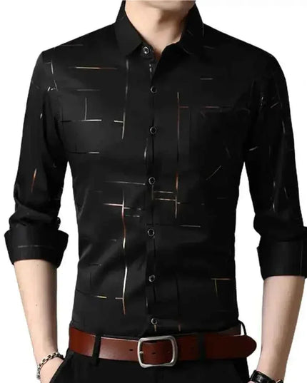 Men's High Quality Dress Shirts Long Sleeve for Every Occasion - Next Level