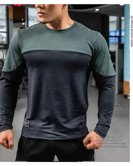 Mens Gym Compression Shirt Male Rashgard Fitness - Next Level