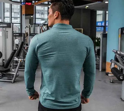 Männer Gym Kompressionsshirt für Fitness und Training - Next Level