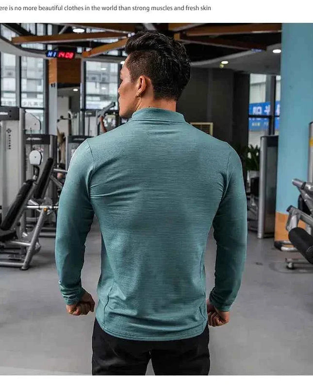 Mens Gym Compression Shirt Male Rashgard Fitness - Next Level