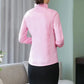 Elegant Women White Long Sleeve Shirt - Stylish & Versatile for Any Occasion - Next Level