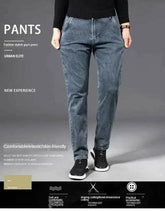 ICPANS Herren Denim Jeans gerade geschnitten stilvoll und bequem für Herbst und Sommer