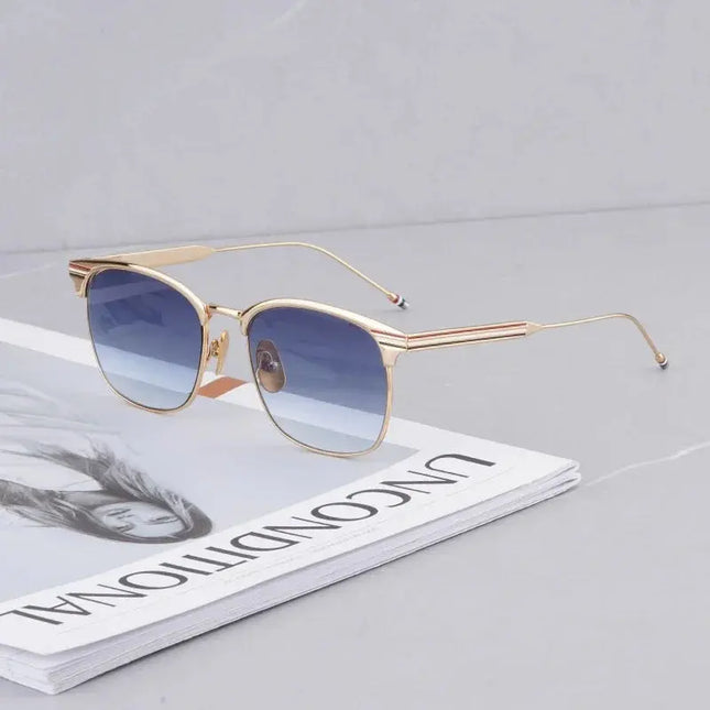 Fashion Thom Men's Sunglasses with Alloy Metal Frame - Next Level