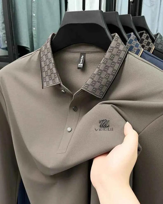 Designer Luxury Men's Polo Shirt Lapel Z Embroidered - Next Level