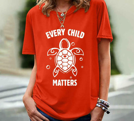 T-Shirt Frauen - Kurzarm Druckdesign - Next Level