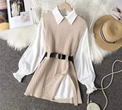 Strickwesten Damen Set - Zwei-teiliges Strickoutfit für stylische Frühlingslooks - Next Level