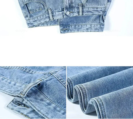 Stylische Baumwolljeans Damen weite Beinform für mühelosen Chic - Next Level