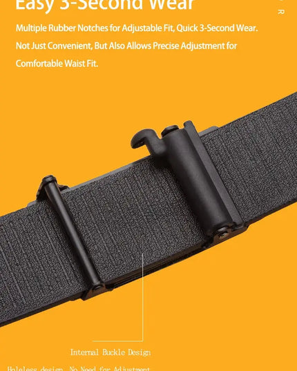 The New Buckle Toothless Automatic Belt for Effortless Style - Next Level