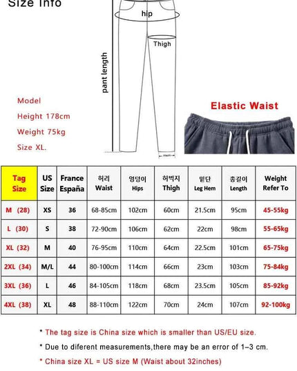 Winter Corduroy Sweatpants Men Drawstring - Next Level