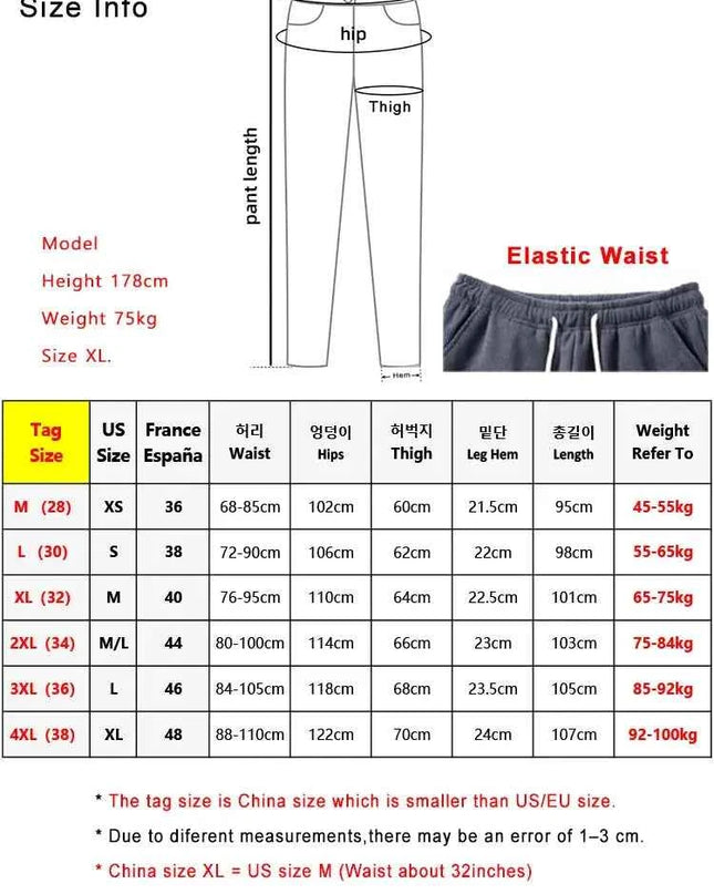 Winter Corduroy Sweatpants Men Drawstring - Next Level