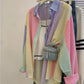 Ladies Casual Stripe Blouse - Fashionable Striped Shirts for Women - Next Level