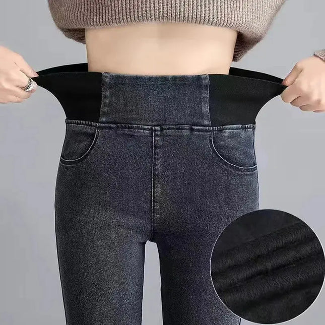 Elastic Waist Skinny Jeans Women for Spring Fashion - Next Level