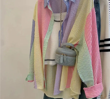 Damen gestreifte Bluse - Modische gestreifte Shirts für Frauen - Next Level