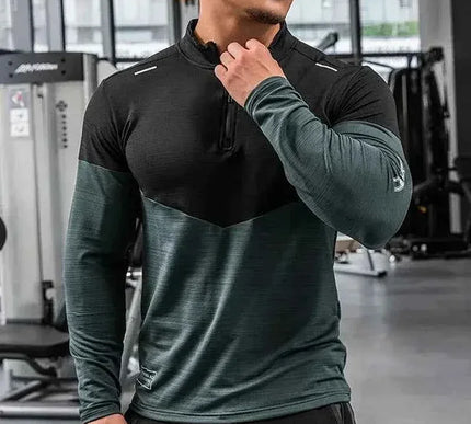 Männer Gym Kompressionsshirt für Fitness und Training - Next Level
