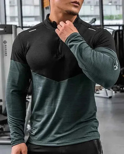 Mens Gym Compression Shirt Male Rashgard Fitness - Next Level