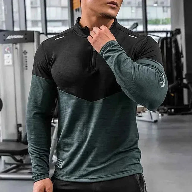 Mens Gym Compression Shirt Male Rashgard Fitness - Next Level