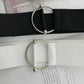 Belts for Women - Black Elastic Waist Belts for Women, Simple and Loose Design - Next Level