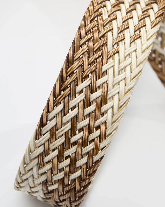 Women's Braided Belt with Irregular Metal Clasp - Next Level