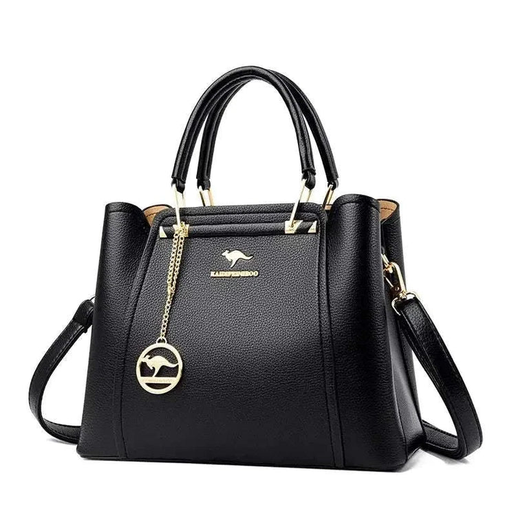 Collection of soft leather purses in various styles and colors showcasing elegance and craftsmanship