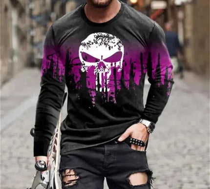 Retro Graffiti T-shirt - 3D Print Summer Men's Round Neck Tee - Next Level