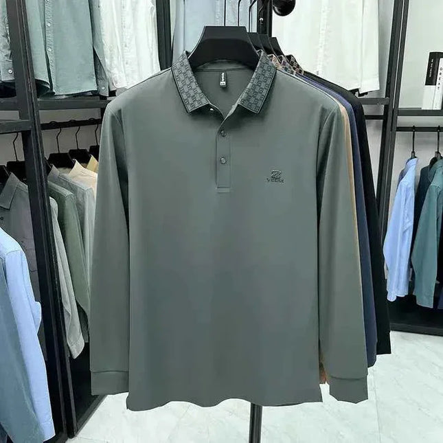 Designer Luxury Men's Polo Shirt Lapel Z Embroidered - Next Level