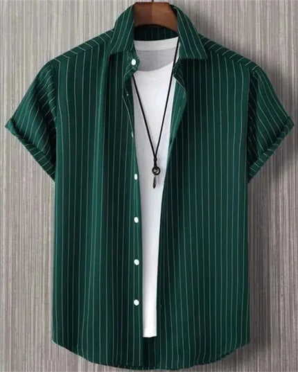 Hawaiian Shirts for Men Black Print High-Quality - Next Level