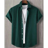 Hawaiian Shirts for Men Black Print High-Quality - Next Level