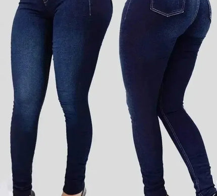 Damen Hochtaillierte Denim Jeans - Perfekte Passform und zeitloser Stil - Next Level