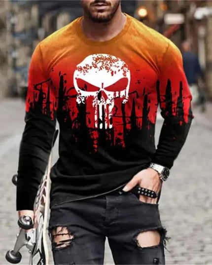 Retro Graffiti T-shirt - 3D Print Summer Men's Round Neck Tee - Next Level