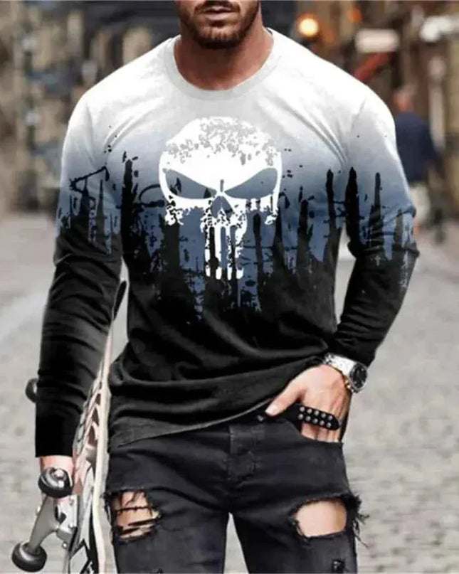 Retro Graffiti T-shirt - 3D Print Summer Men's Round Neck Tee - Next Level