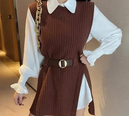 Strickwesten Damen Set - Zwei-teiliges Strickoutfit für stylische Frühlingslooks - Next Level