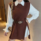 Spring Knitted Vest Set Women - Two Piece Knitted Outfit for Stylish Spring Looks - Next Level
