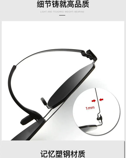 Polarized Sunglasses Men Fashion Square Big Frame for Stylish Eye Protection - Next Level